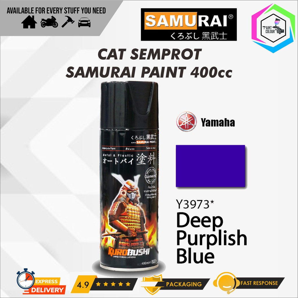 Samurai Paint Y3973* Deep Purplish Blue Cat Semprot/Pylox Helm/Motor