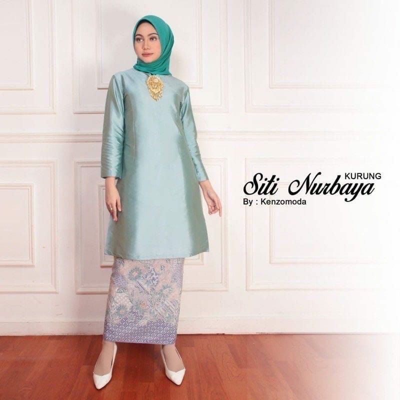 (COD) Kebaya Modern - Kebaya Tunik TAFETA - Baju Kurung Malaysia- Kebaya Malaysia -Kebaya tunik Melayu - Kebaya Siti nurbaya - Baju Kurung - Baju kurung Melayu