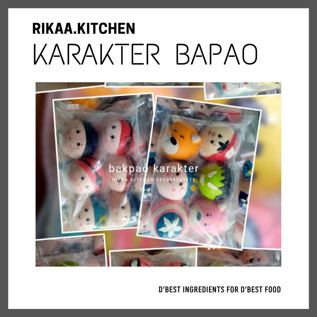 

RIKAA.KITCHEN - BAKPAO KARAKTER LUCU ISI COKLAT