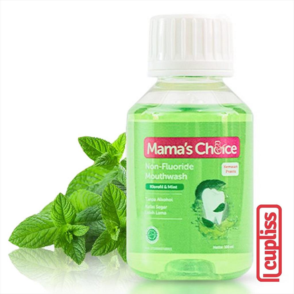 Mama Mama's Choice Non Fluoride Mouthwash 100 ml Obat Kumur