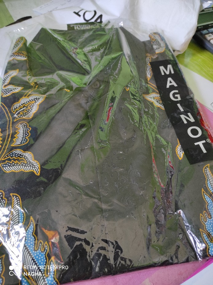 Maginot Kemeja Batik Pria Vikrama-ss Lengan Pendek