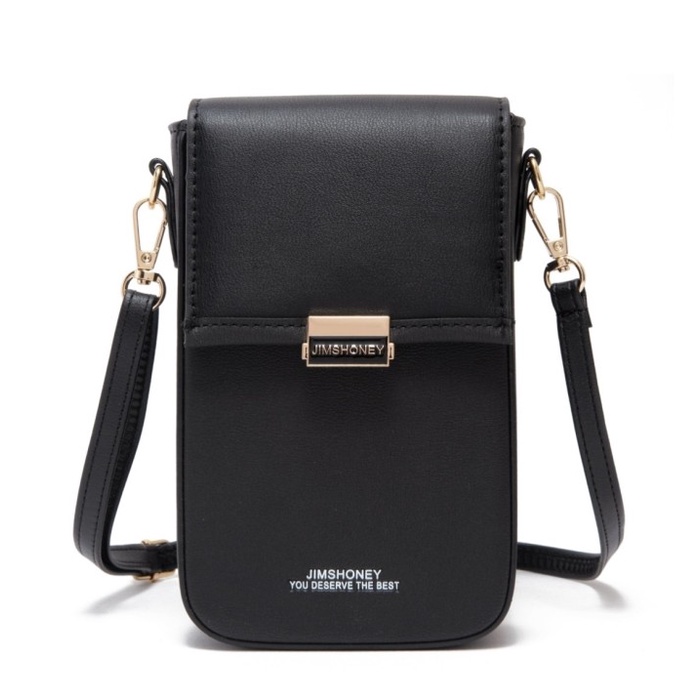tas hp wanita tas selempang Tas kecil wanita minibag multifungsi dompet HP kartu jims honey lula - B