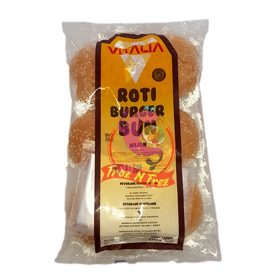 

VITALIA Roti Burger 300 Gram (6 Pcs) - Wijen