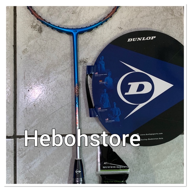 Raket Badminton DUNLOP APEX PRO LITE FREE GRIP ORIGINAL KUAT 30 LBS
