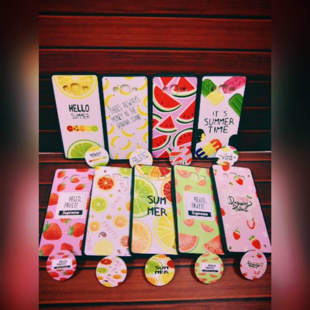 Case Fruit pop socket for Samsung J2 prime
