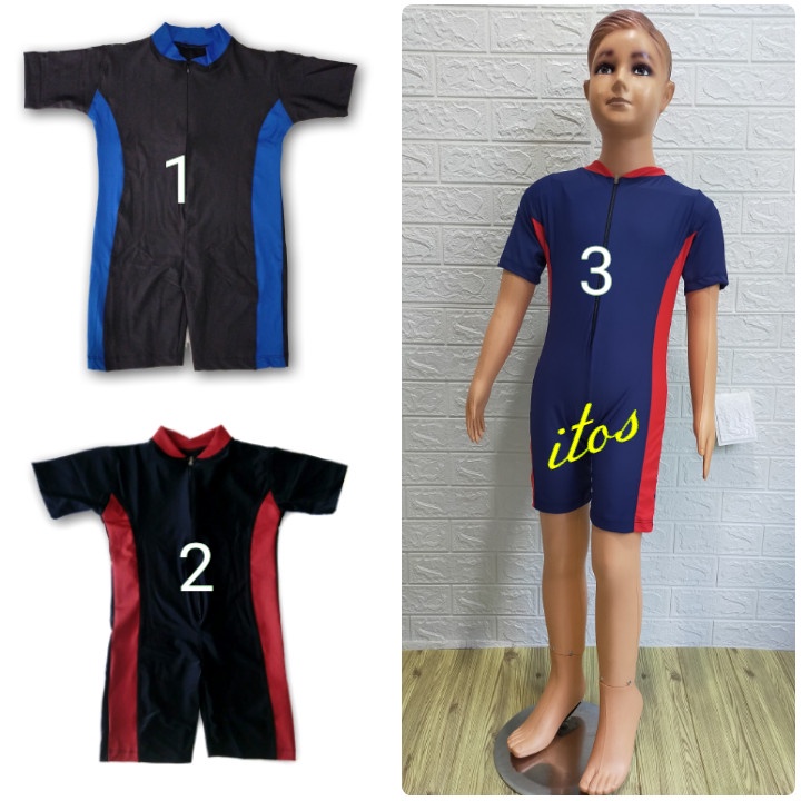 Baju Renang Anak TK - SD Size Ukuran M L XL Tergantung Berat Badan