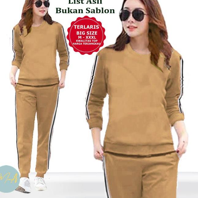 Pusat Produsen SETELAN OLAHRAGA WANITA / BAJU SENAM WANITA / BAJU TRENING CELANA PANJANG / BAJU OLAHRAGA 50017