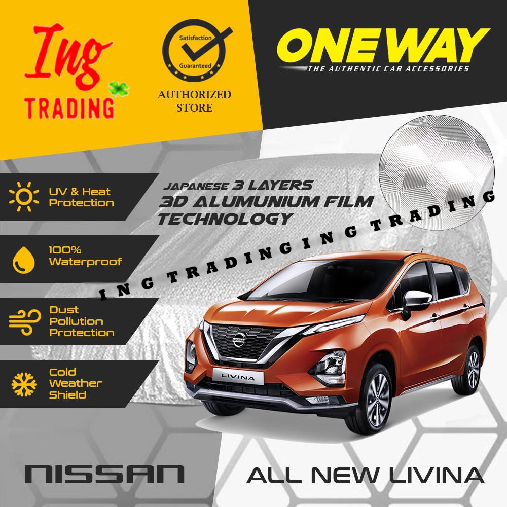 Cover Sarung Mobil NISSAN LIVINA ALL NEW Anti Air Waterproof 3 Lapis