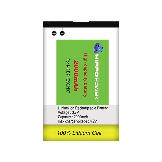 Baterai Hippo Nokia BP4L NK E71 E90 N97 2000 mAh Red Label Garansi Resmi