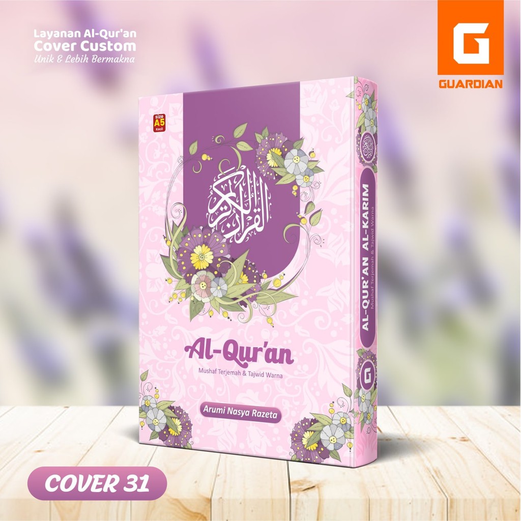 Al qur'an Cover Custom Cantik