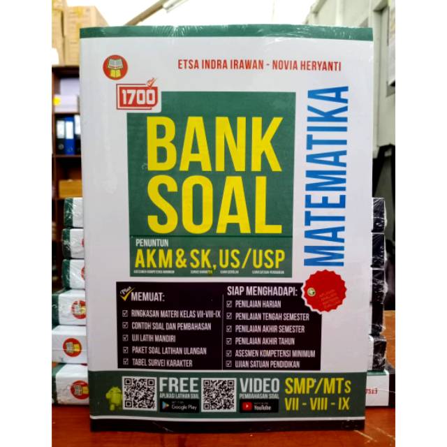 Buku Bank Soal Matematika Smp 1700 Bank Soal Matematika Smp Mts Shopee Indonesia