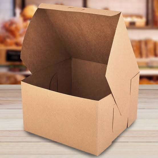 

s7wta Kraft Premium / Box Kue L / Dus Serbaguna / Kotak Kado/ Kotak Makan S10D4R