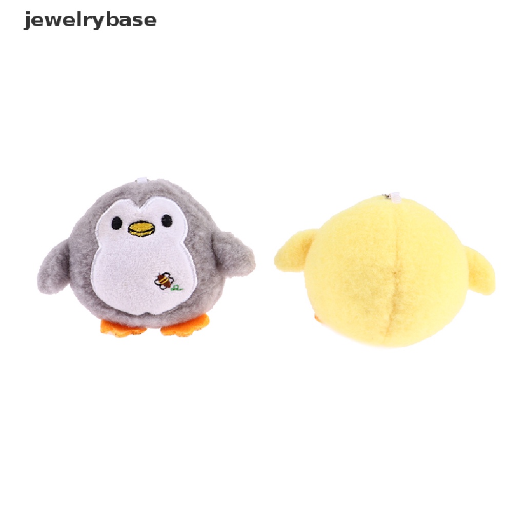 (jewelrybase) Gantungan Kunci Boneka Penguin Bahan Plush Ukuran 9cm