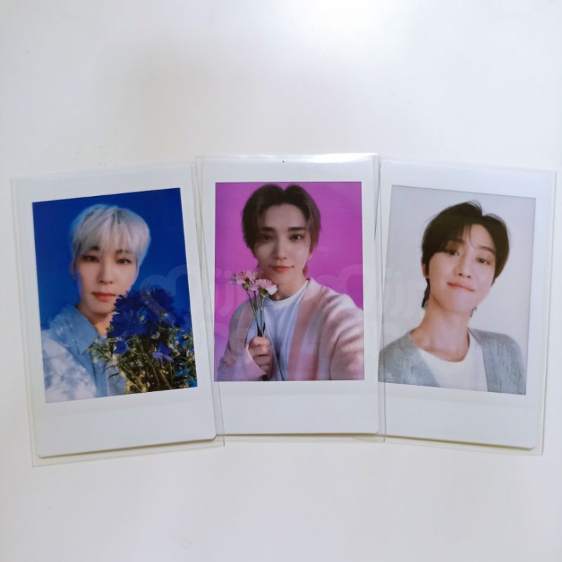 Seventeen The8 Joshua Wonwoo Hanabi Fanmeeting Cheki Polaroid Instant Photo Japan TC Photocard (Baca