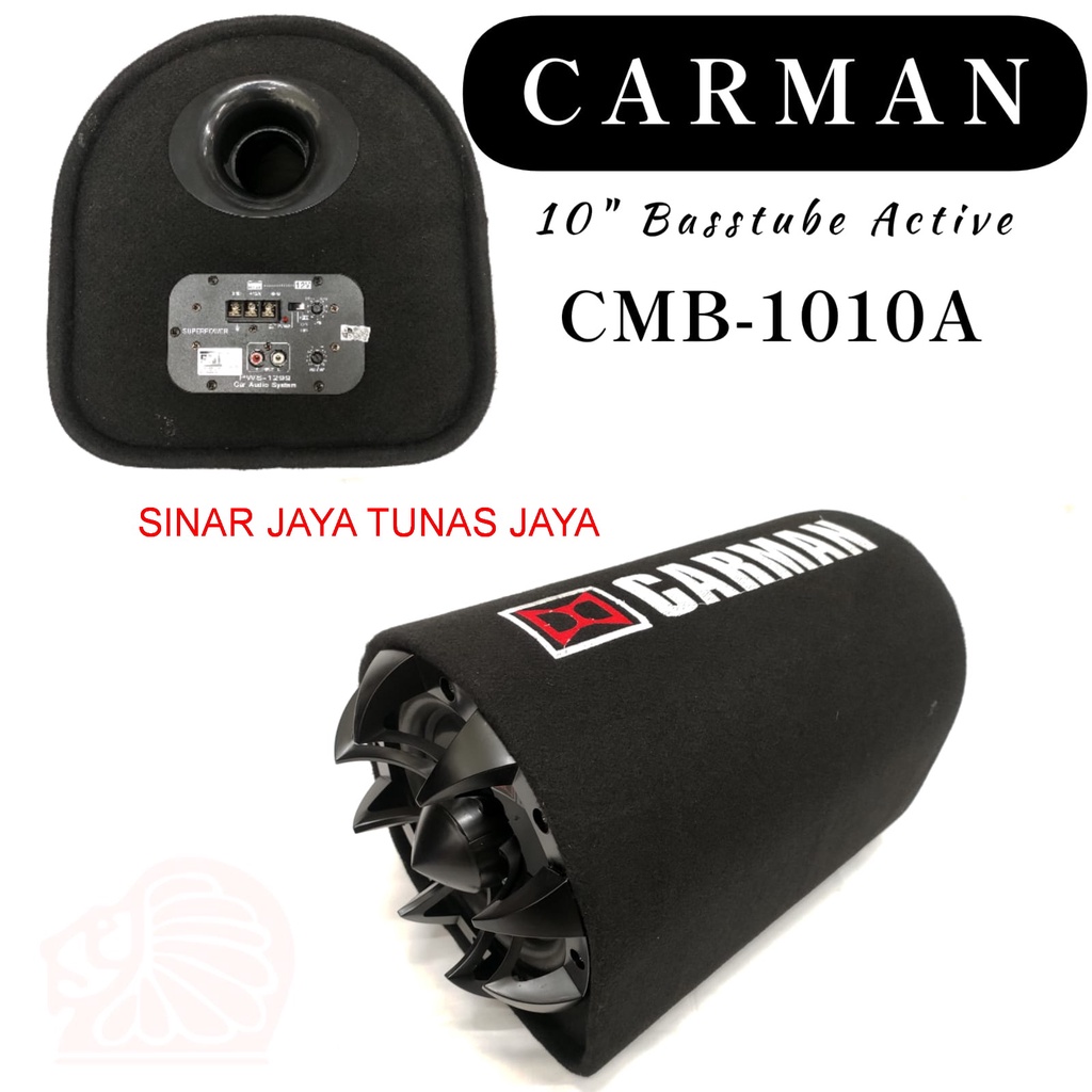 SUBWOOFER AKTIF CARMAN MOBIL CMB 1010A CMB1010A 10 INCH