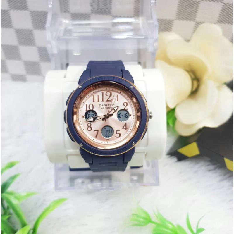 Jam tangan cewek DIGITEC DG 4091T original tahan air