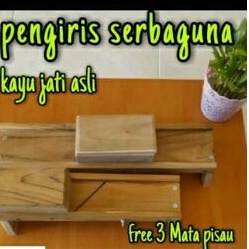 pengiris bawang merah kayu jati - alat pemotong bawang merah