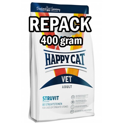 Happy Cat Vet Struvit Repack 400 gram Happycat Urinary SO FLUTD Makanan Kucing S/O