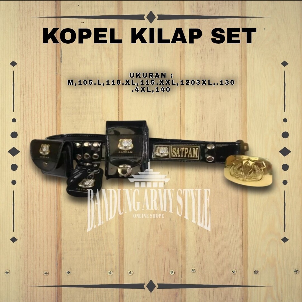 kopel set/kopel satpam/kopel satpam tanpa kepala kopel