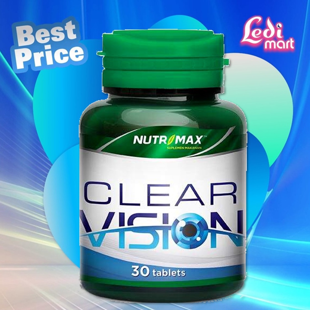 ORIGINAL Nutrimax Clear Vision With Eyebright Herb 30s BPOM / Vitamin Mata Minus / LEDI MART