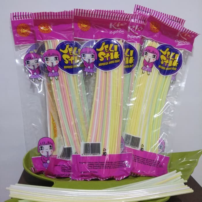 

Snack Jelly Stick Jeli Stik Permen Sedotan Berperisa Aneka Buah