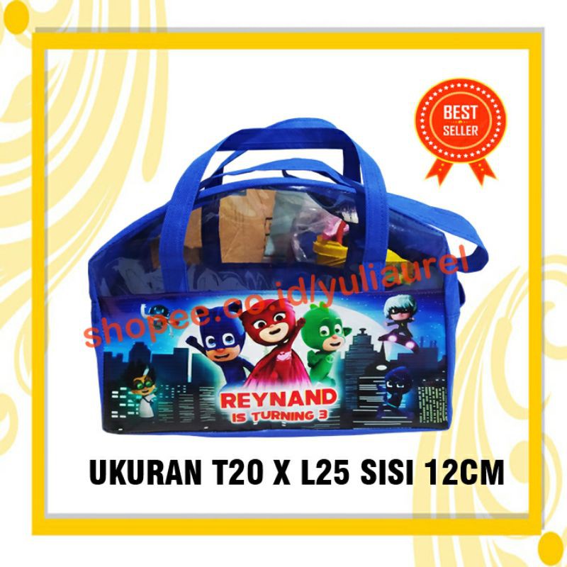 

TAS CUSTOM ULTAH BUSUR COMBINASI MIKA/TAS SOUVENIR KARAKTER SUKA SUKA