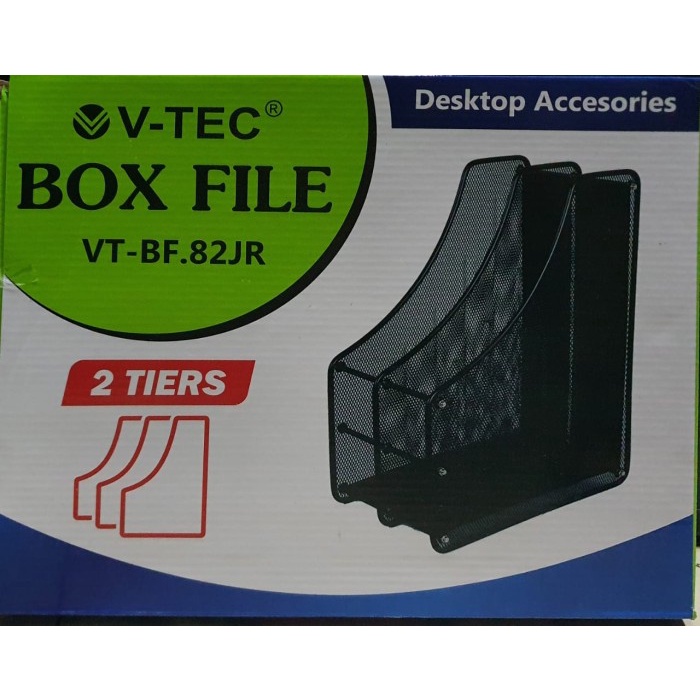 

File-Box- V-Tec Box File Jaring Besi / Document Organizer Vt-Bf.83Jr (3 Sap) -Box-File.
