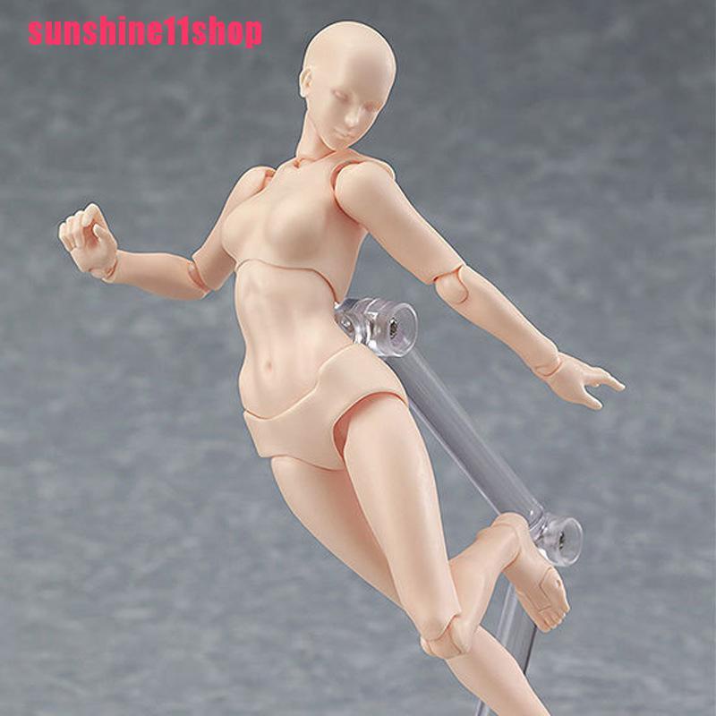 1 Set Action Figure Model Anime Menggambar Tubuh Manusia Untuk Seniman