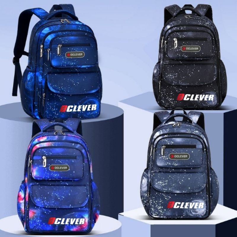 Tas ransel backtoschool backpack Tas ransel sekolah anak pria/wanita open case Tas ransel sekolah anak galaxy