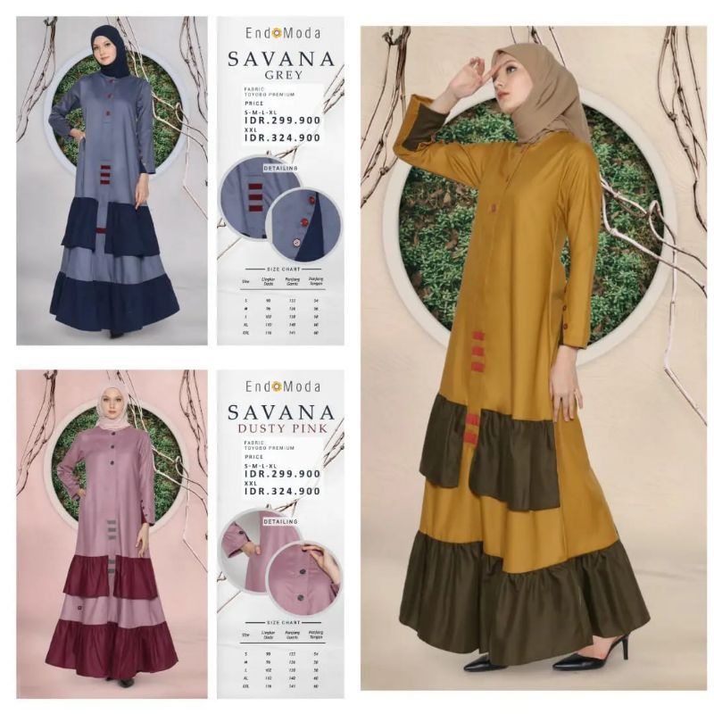 Gamis Endomoda Savana