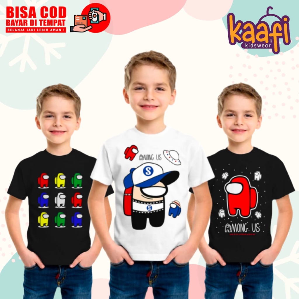 Baju Kaos anak Laki-laki / Baju anak karakter