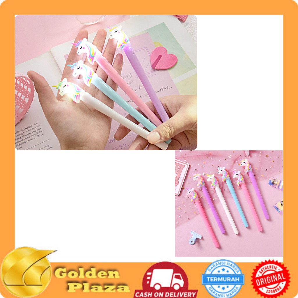 

[ 1 KG = 92 PCS ] GP 443 COD Pena Unicorn LED Lucu LED Unicorn Pen Murah Produk Import