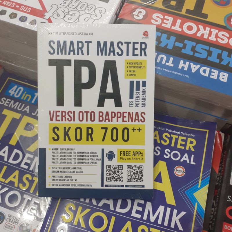 BUKU LATIHAN SOAL PEMBAHASAN SMART MASTER TPA VERSI OTO BAPPENAS SKOR 700 TERBARU 2021