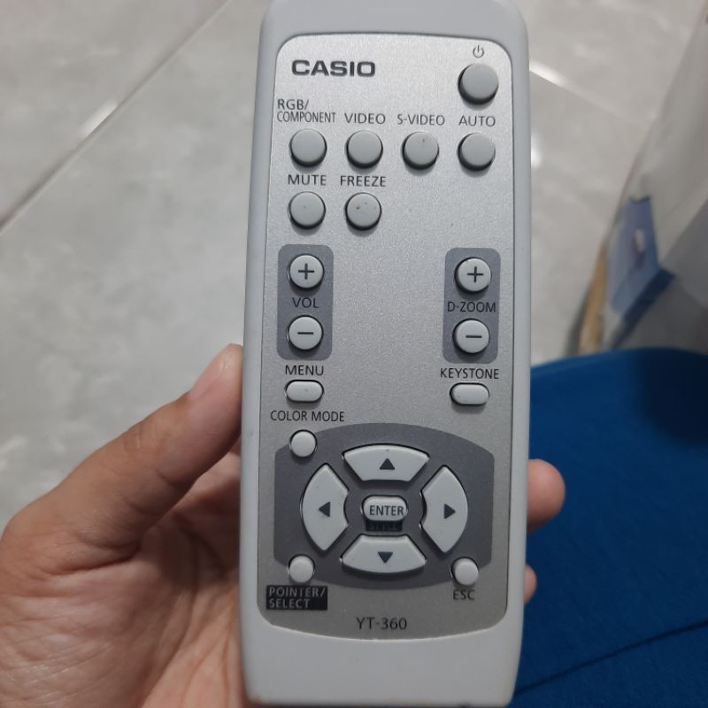 REMOTE REMOT PROYEKTOR PROJECTOR CASIO YT-360 ORIGINAL ASLI