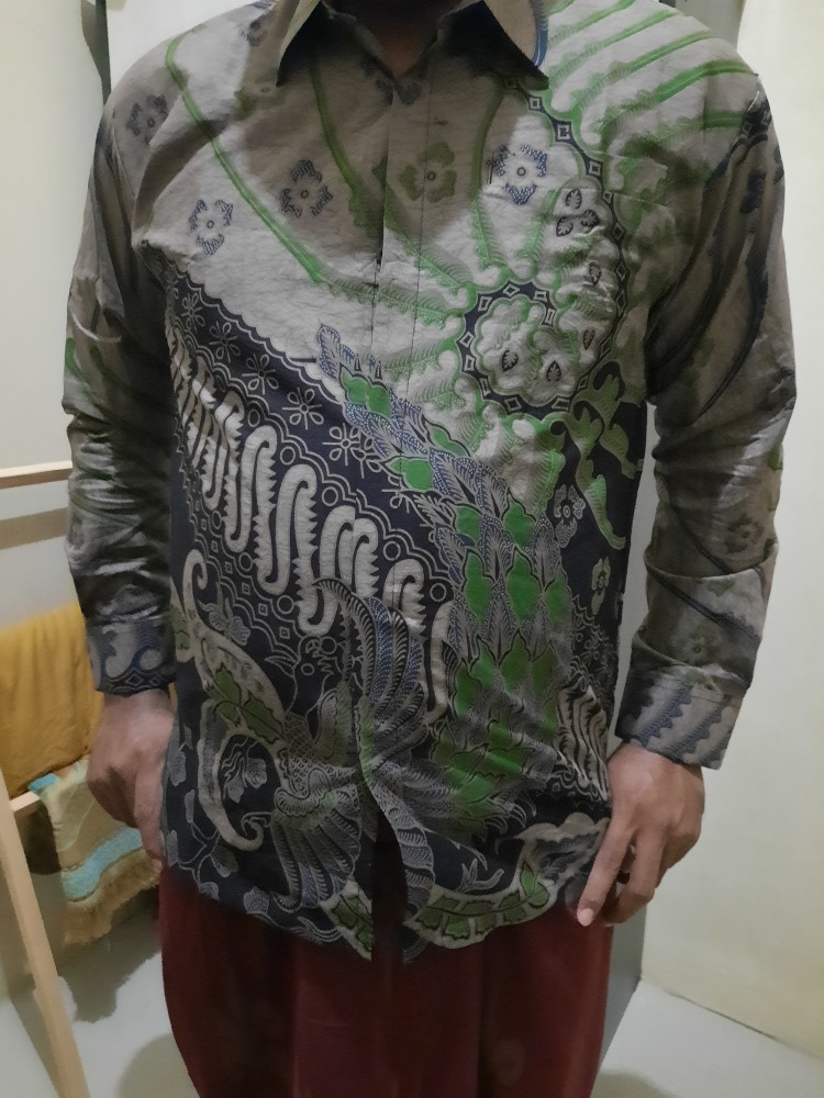 Parang Lintang 2 Kemeja Batik Pria Lengan Panjang Pendek Baju Batik Pria Lengan Panjang Hem Batik