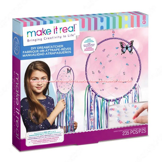 Make It Real DIY Dreamcatcher Mainan Membuat Hiasan Gantung di Kamar Dream Cather Makeitreal