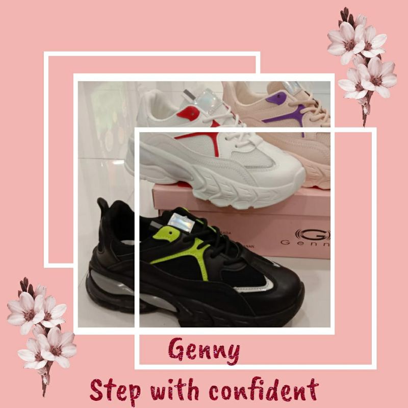 sepatu sneakers genny, genny sepatu sneakers