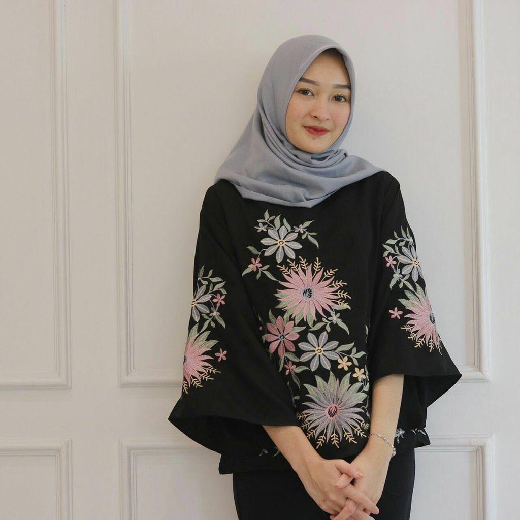 HEILYN BORDIR BLOUSE PUSATGROSIR_SOLO/ BLOUSE BORDIR/ BLOUSE FORMAL SANTAI BAGUS MURAH