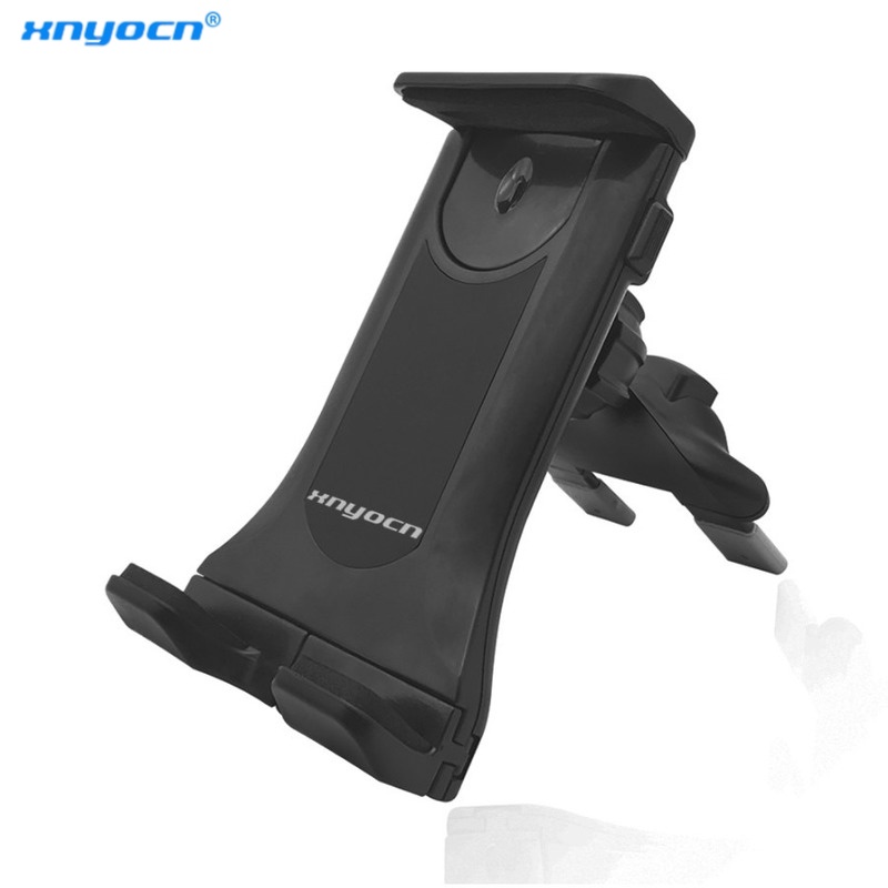 Universal CD slot bracket Ventilasi tablet holder Mobil tablet holder Tombol braket teleskopik Dapat berputar 360° Operasi satu tangan Cocok untuk 7-12,9 inci