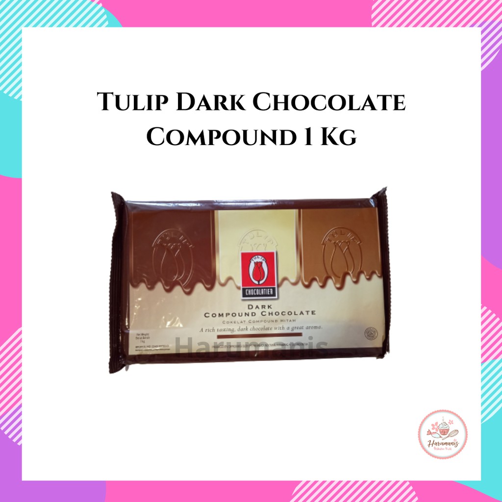 Jual Tulip Dark Chocolate Compound 1kg Shopee Indonesia