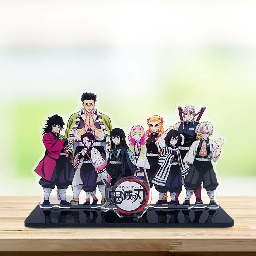 AUGUSTINA Dekorasi Desktop 1Pcs Stand Akrilik Tanjiro Kamado Nidouzi Kimetsu no Yaiba Istriku Zenyi Demon Slayer