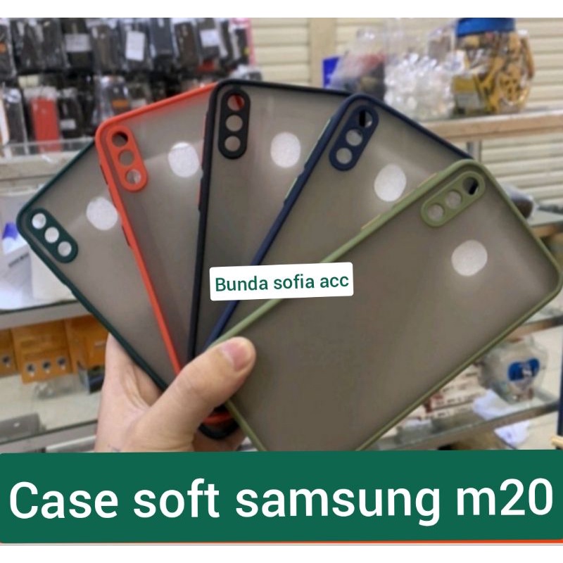 Slikon/case soft casing tipe Samsung M20 my choice case