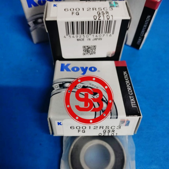 Bearing 6001 2RS / 6001 2RS C3 KOYO JAPAN ORIGINAL