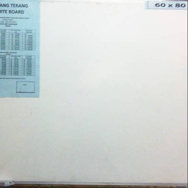 papan tulis whiteboard bintang terang uk 60x80