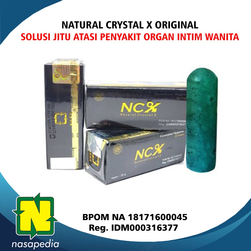 NCX NASA Natural Crystal X Cristal X Kristal X Pembersih Kewanitaan  dan Gurah Vagina
