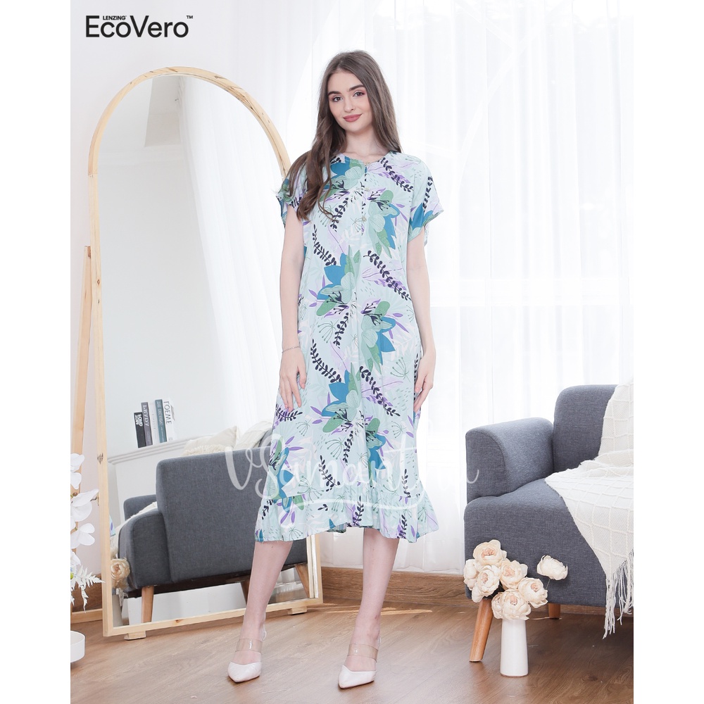 vSamantha - Daster / Dress Premium Ecovero Motif Rose