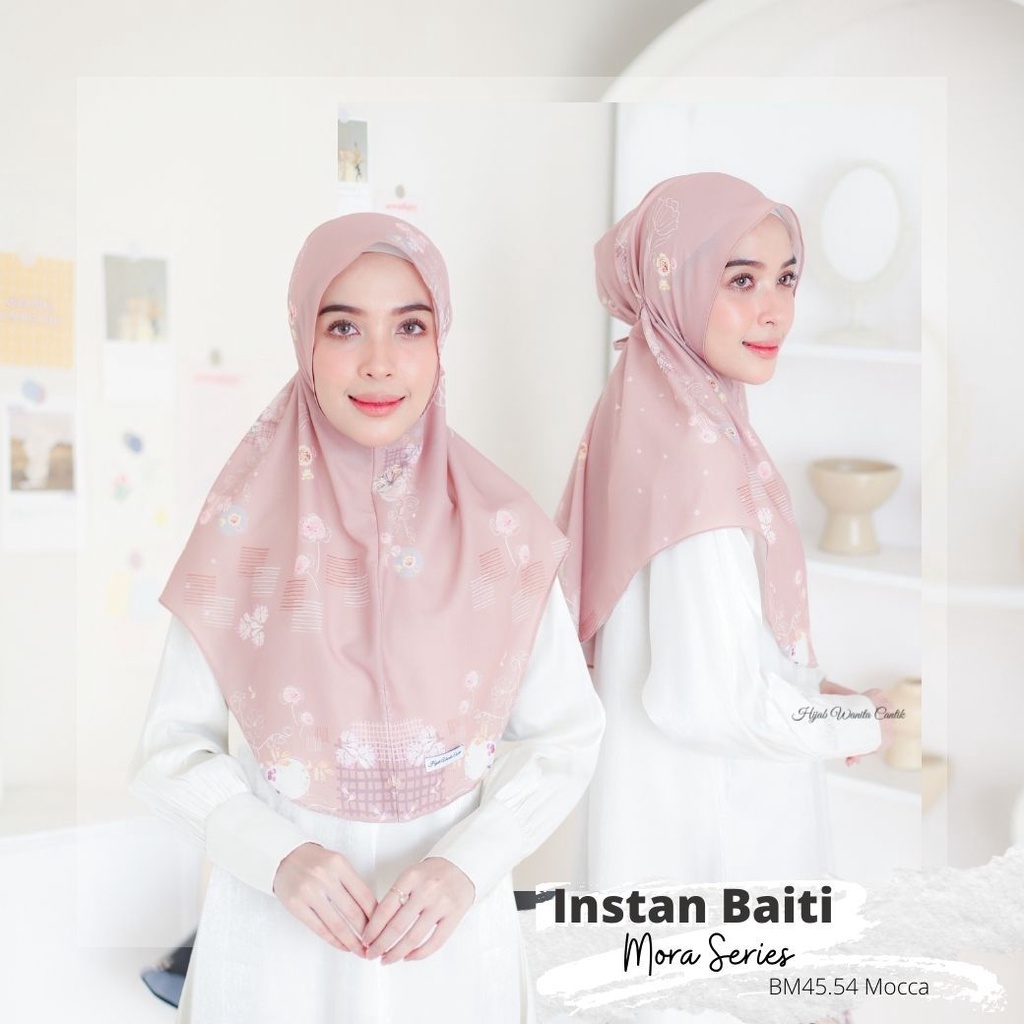 Hijabwanitacantik - Instan Baiti Mora Series | Hijab Instan | Jilbab Instan-Mocca