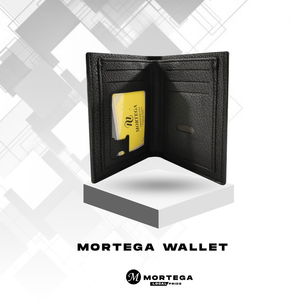 Dompet Pria Mortega PU. Leather - Dompet Lipat Kulit