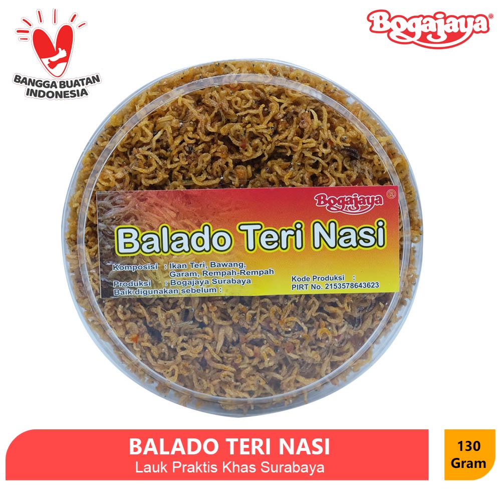 

LAUK PAUK PRAKTIS BALADO TERI NASI KHAS SURABAYA 130 GRAM