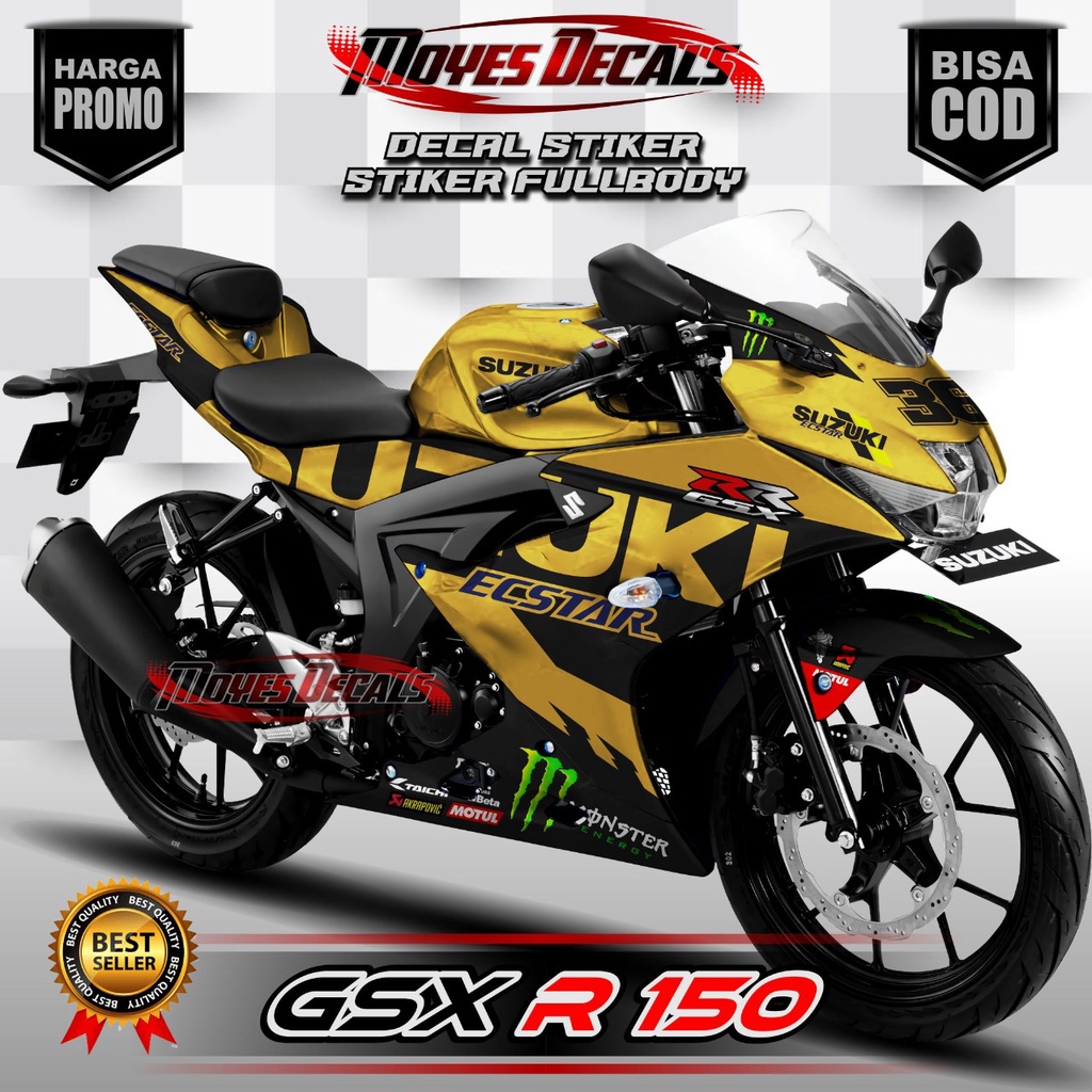 Anti Luntur. decal gsx r150  stiker decal motor gsx 150 decal gsx 150 full body decal motor suzuki g